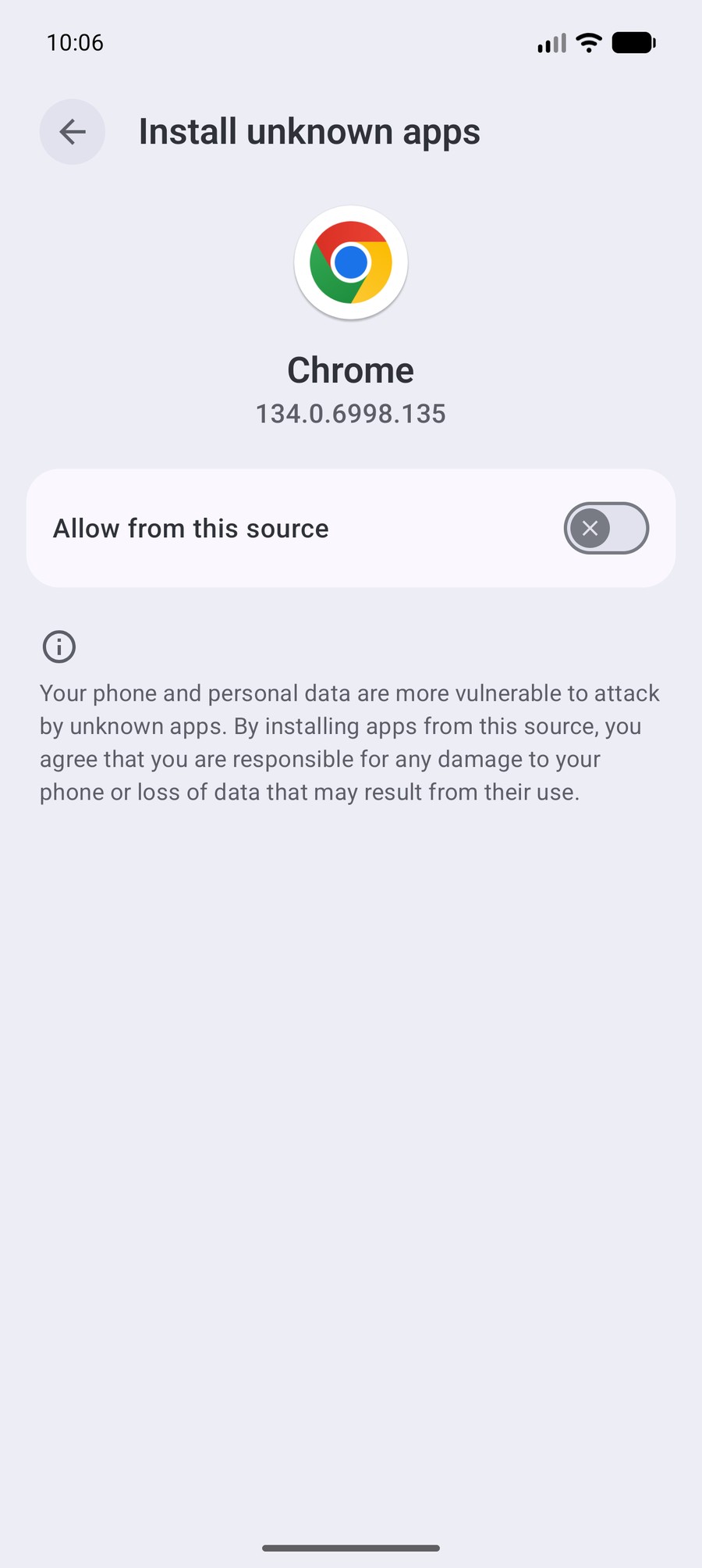 Step 3 allow from this source
