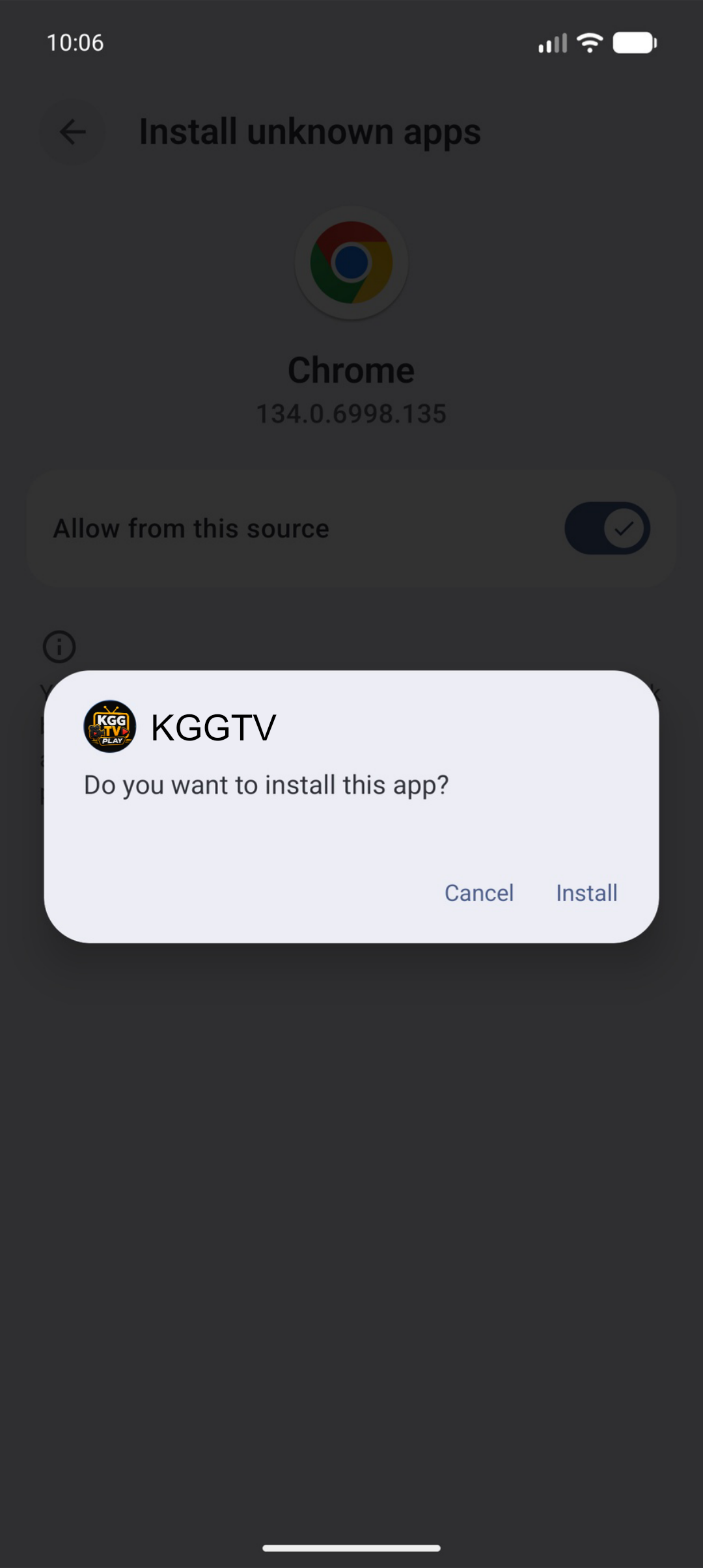 Step 4 install app