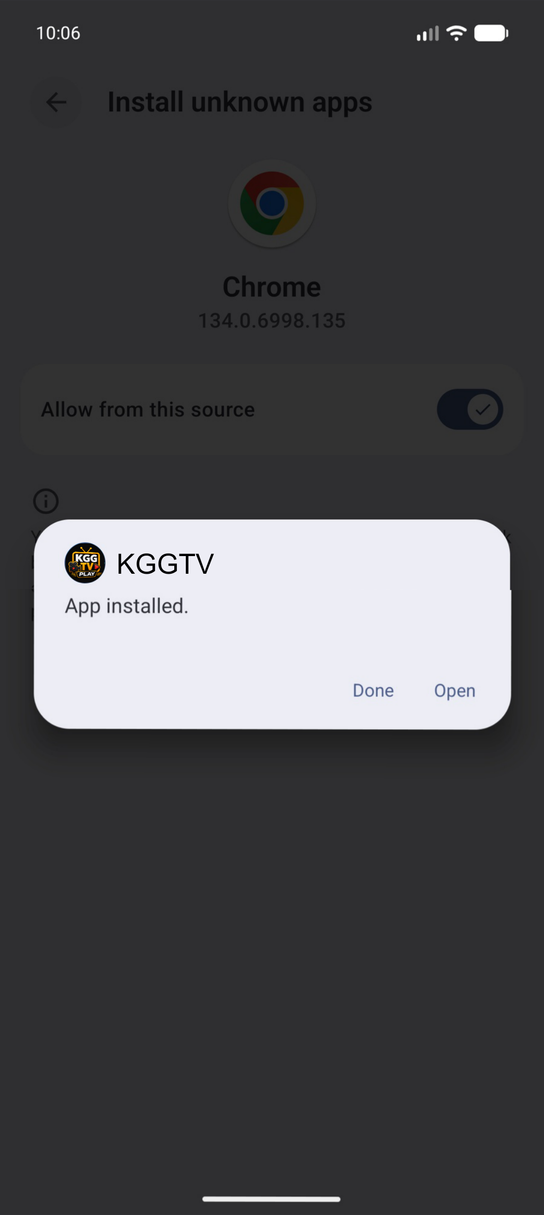 Step 5 open app